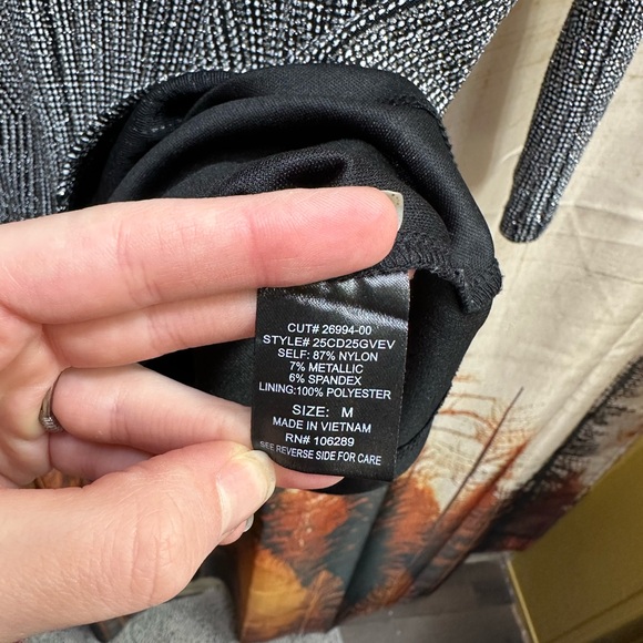 🎃Long Sleeve Glitter Cocktail Dress - Picture 6 of 6